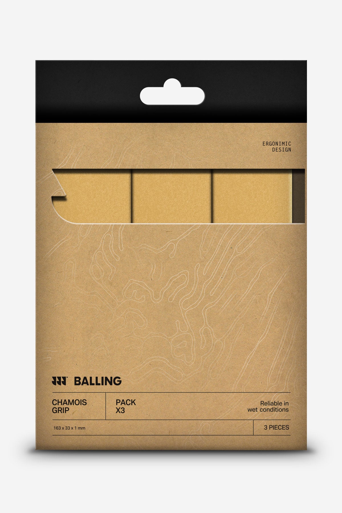 Chamois Grip Natural Pack x3