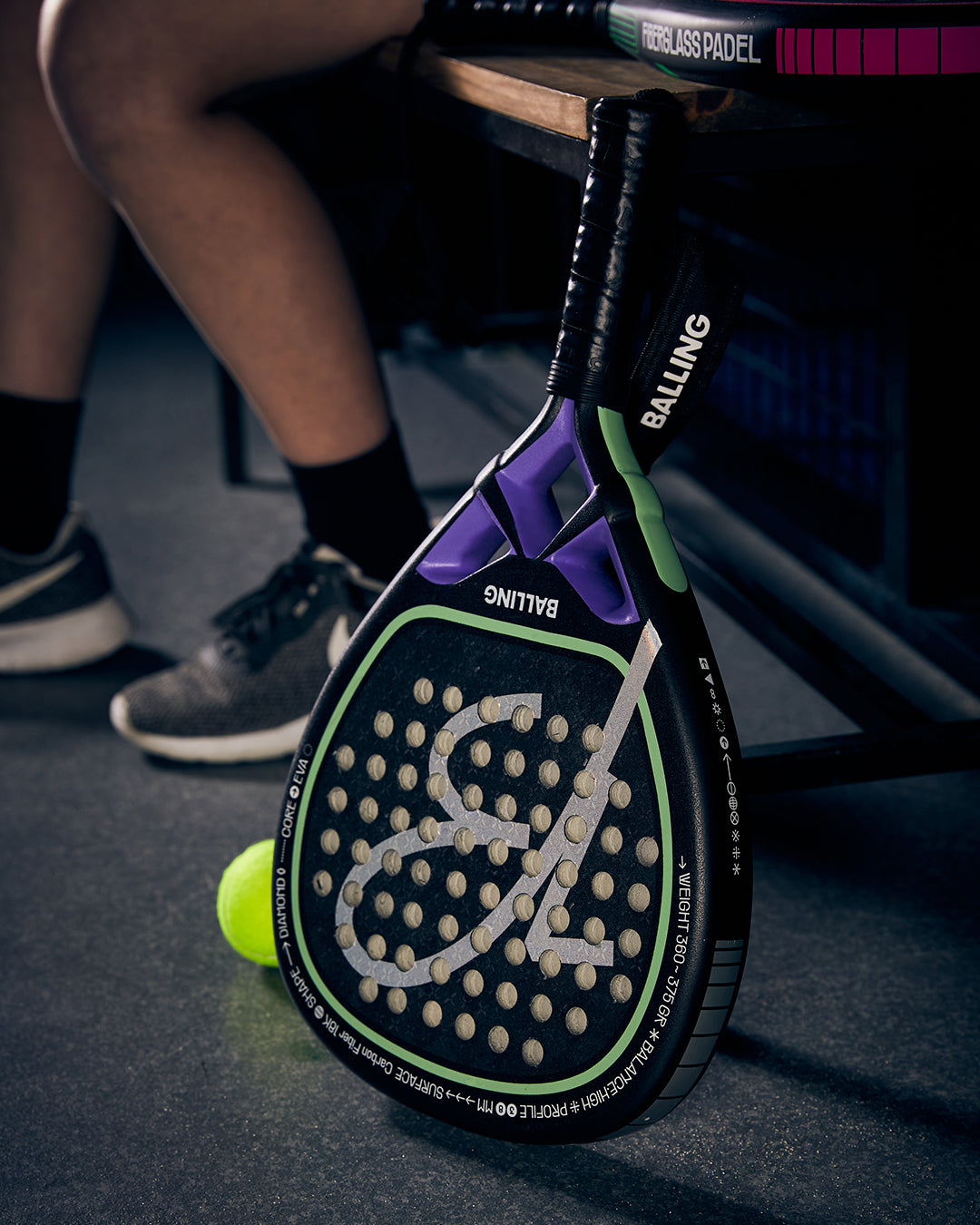 Mosaic Diamond 18K Padel Racket