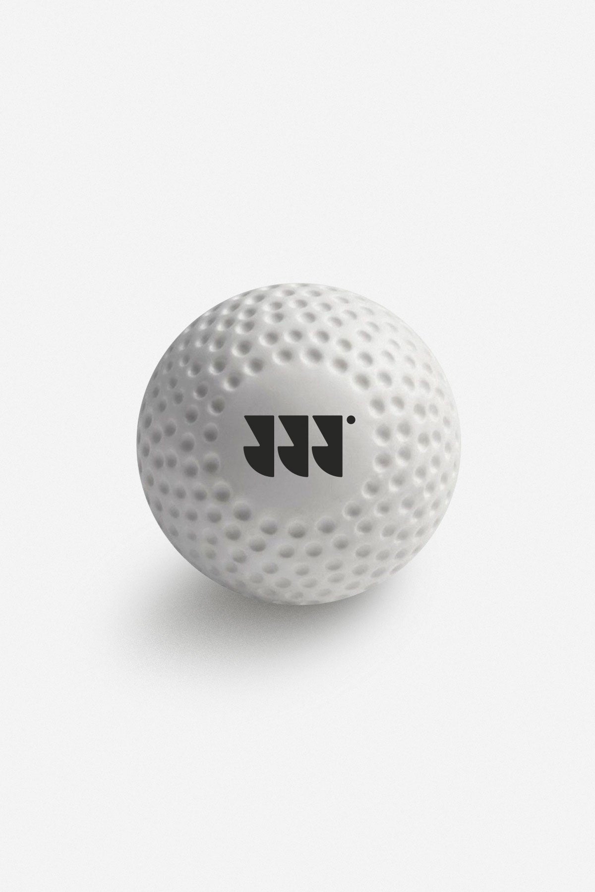 Dimple Hollow Balls - 6-PACK · White